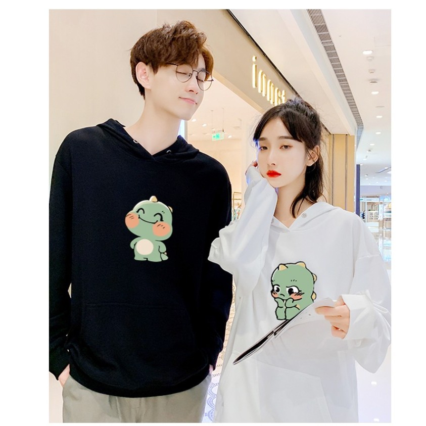 Áo đôi hoodie (giá bán 2 cái) logo trai gái, chất nỉ bông mịn, dáng đẹp, phù hợp đi chơi, đi học mặc ở nhà.