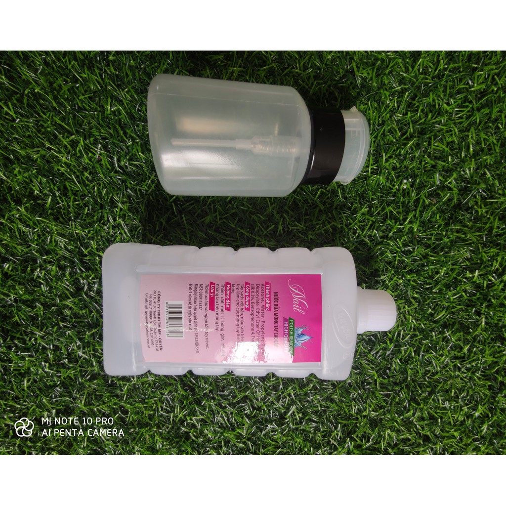 Bộ bình nhún và chai Aceton 500ml