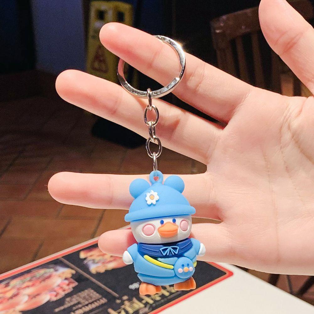 Móc Chìa Khóa Hình Vịt Lalafanfan Dễ Thương Trang Trí Điện Thoại / Văn Phòng