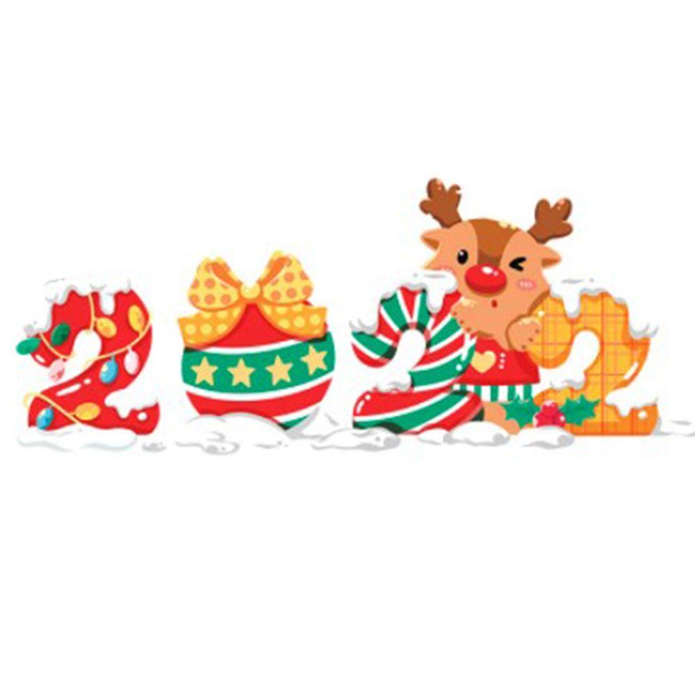 Miếng Dán Cửa Sổ Trang Trí Giáng Sinh Năm Mới
