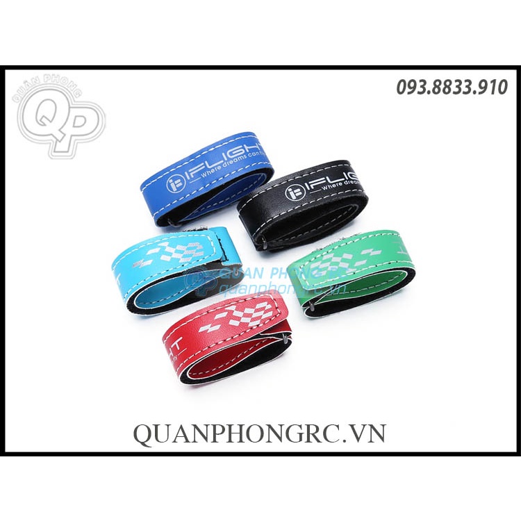 Dây Ràng Pin iFlight Bằng Da Màu Đen 2cm*40cm Battery Strap Black