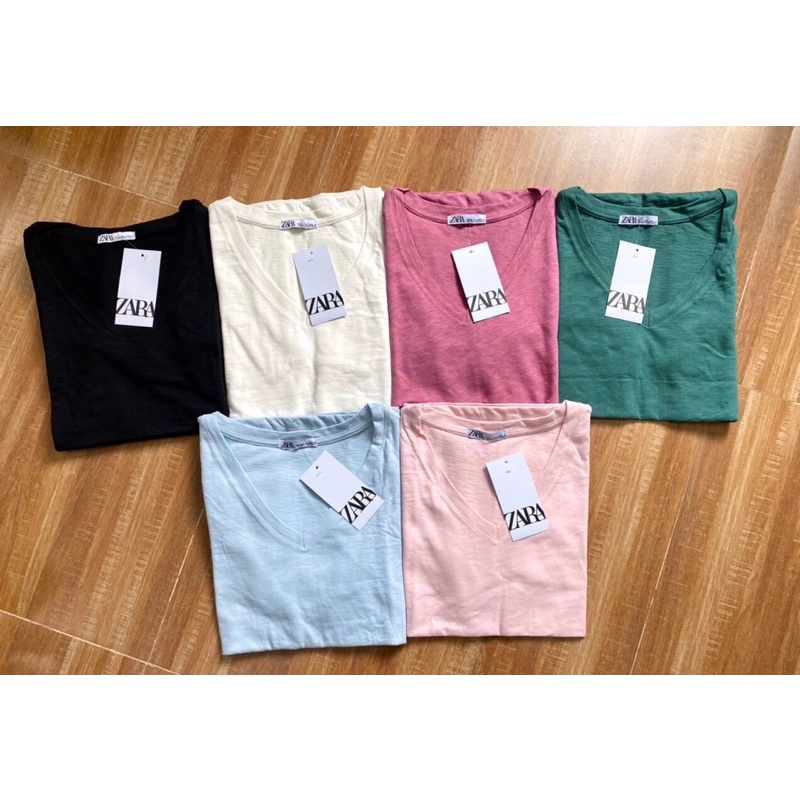 ÁO THUN CỔ TIM TRƠN VẢI XƯỢT ZR