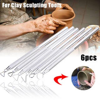 Bộ 6 Dụng Cụ Điêu Khắc Đất Sét Mới