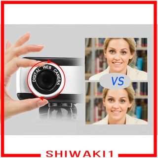 [Shiwaki1] Camera Web Xoay Mới Cho PC Laptop Để Bàn Notebook