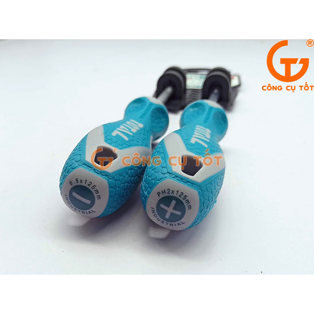 Bộ tô vít dẹp và bake 2 chi tiết Total THT250201