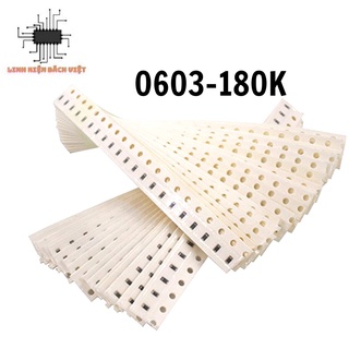 Điện trở dán 0603-180k 1/16w 1% chất lượng tốt