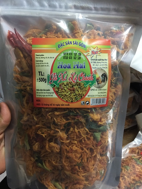  [FREESHIP TOÀN QUỐC] 500GR KHÔ GÀ LÁ CHANH | BigBuy360 - bigbuy360.vn