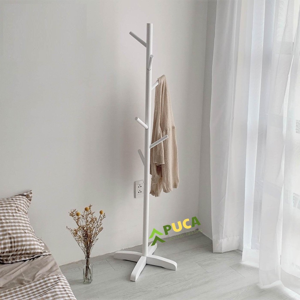 [𝗖𝗼̛̃ 𝗹𝗼̛́𝗻, 𝗴𝗼̂̃ 𝘁𝗵𝗼̂𝗻𝗴] giá treo, cây treo quần áo 1 tầng,2 tầng gỗ thông tự nhiên Newzealand theo phong cách Hàn Quốc | BigBuy360 - bigbuy360.vn