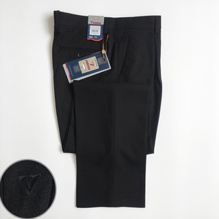 Quần tây nam trung niên 1 ly cao cấp Classic Vĩnh Tiến màu đen ánh