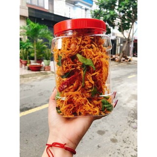 HỦ 500gr  KHÔ GÀ LÁ CHANH
