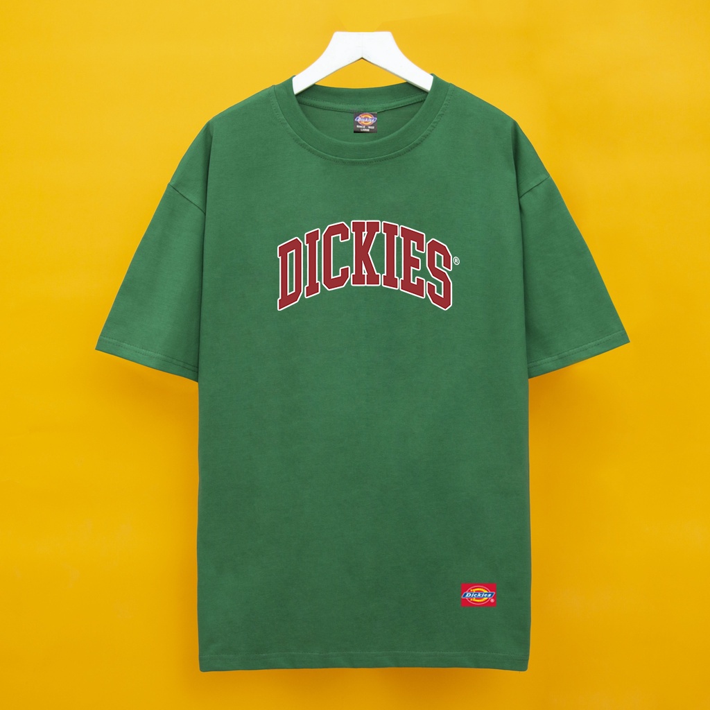 Áo Thun Dickies Logo Đỏ form rộng - T-Shirt Dickies cao cấp-DK02-Streetwears SG