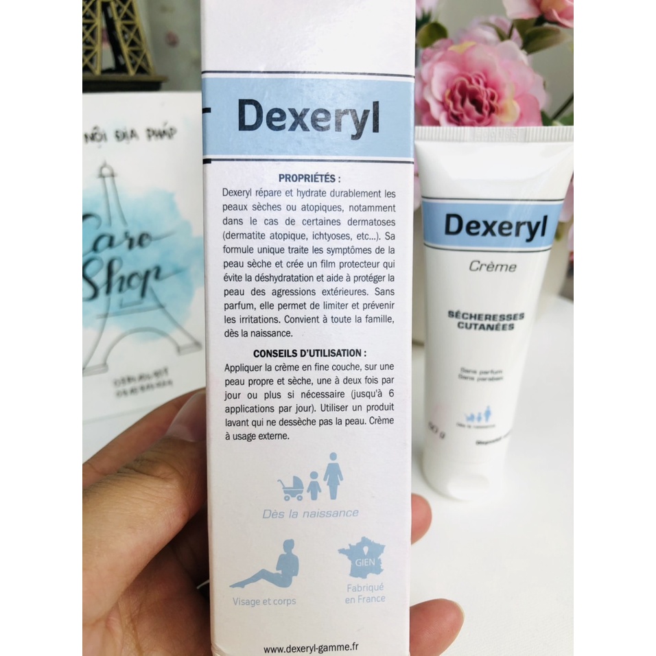 Kem nẻ Dexeryl 50g 250g, Glycerol Vaseline 250g - nội địa Pháp