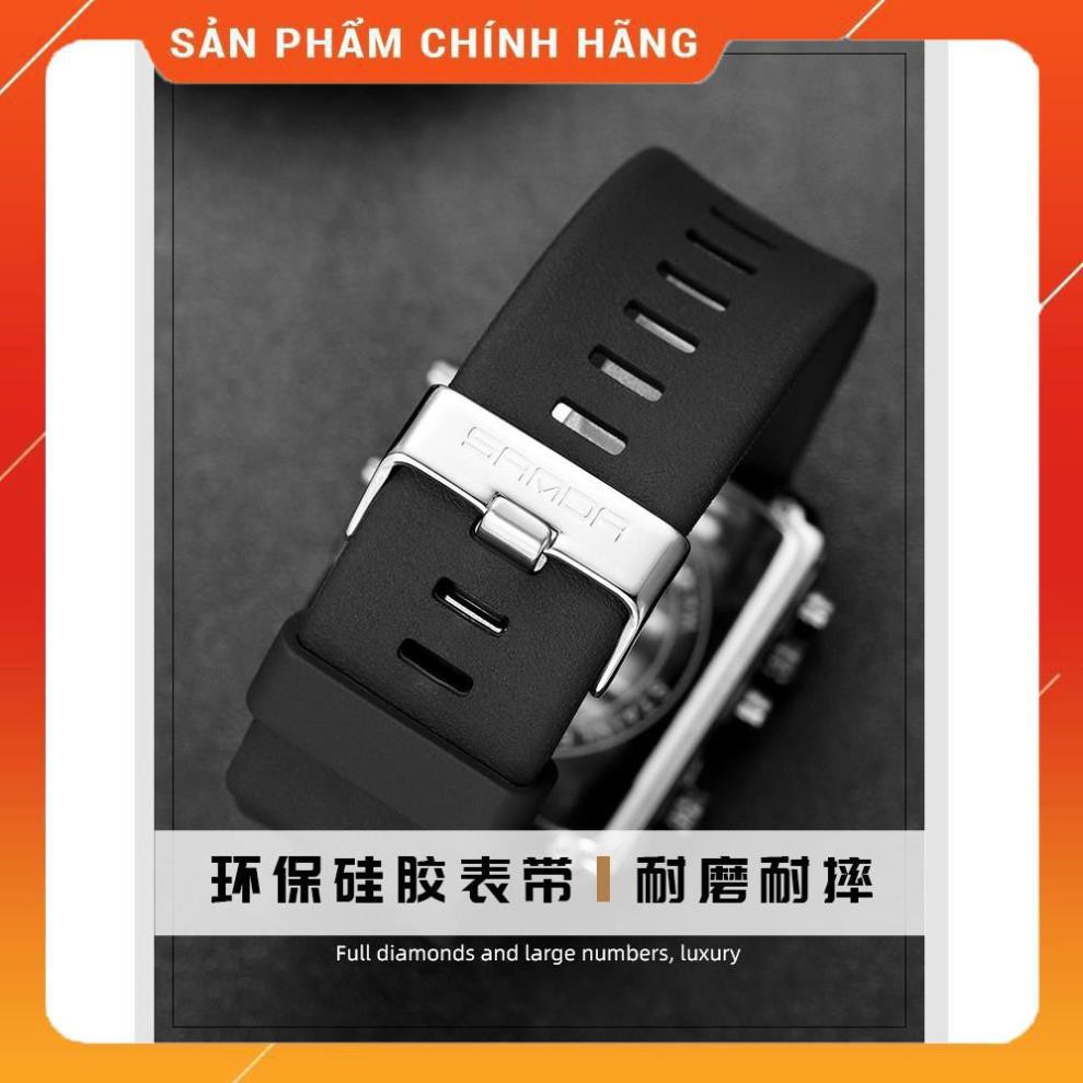 Hàng Cao Cấp -  Đồng hồ (nam) SAMDA 6023 nhật bản chạy full tất cả các máy đồng hồ, lẫn điện tử - lỗi 1 đổi 1