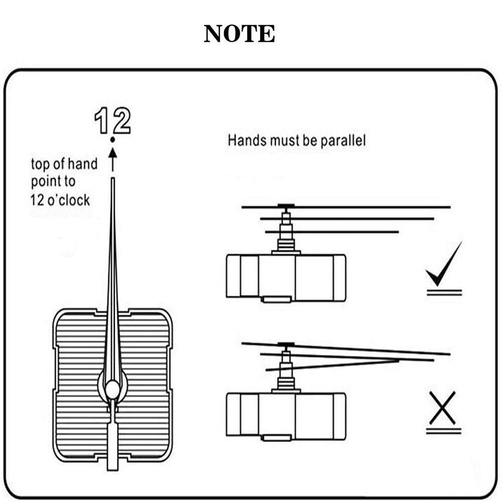 Bộ máy cơ đồng hồ treo tường DIY thạch anh hoạt động pin yên tĩnh dành cho sửa chữa I2T4