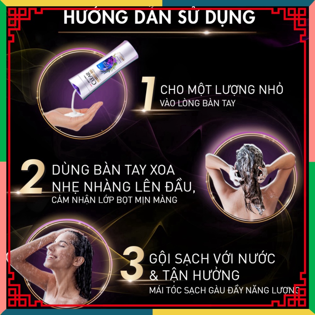 Dầu gội sạch gàu Clear Botanique 630g/chai