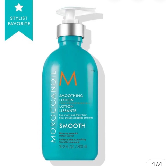 Kem sấy suôn mượt dành cho tóc xoăn Moroccanoil Smoothing Lotion 300ml