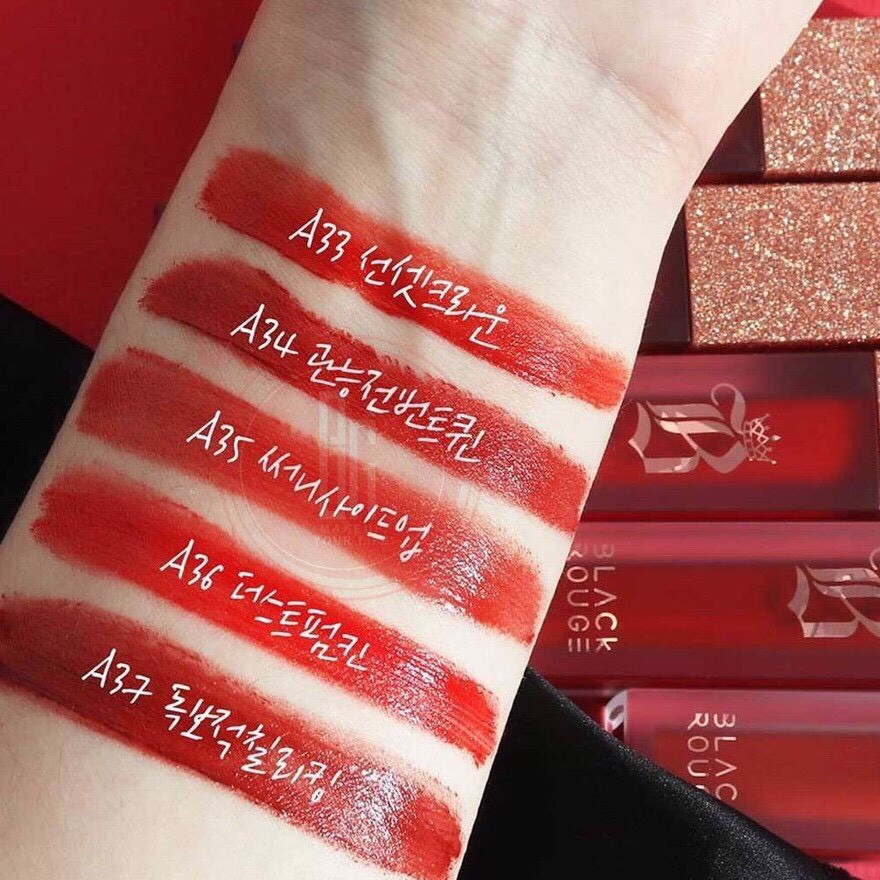 [1 - 7] [33 - 37] Sẵn màu 12 Son Kem Lì Black Rouge Air Fit Velvet Tint Version 7 - Velvet Crown | BigBuy360 - bigbuy360.vn
