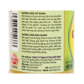Giấm Gạo Otoki 450ml
