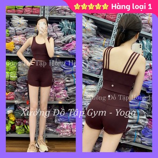 🌸🌸Cam kết ảnh thật 100% 🌸🌸 SET BỘ ĐỒ TẬP Yoga, Gym, Aerobic  - Set Tập Gym Nữ đùi lưng dây thẳng 🌸🌸