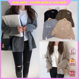 CARDIGAN LEN, ÁO KHOÁC THU ĐÔNG HÀNG QUẢNG CHÂU CAO CẤP NỮ