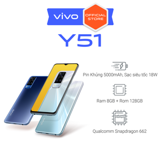Điện thoại Vivo Y51 8GB + 128GB - Hàng chính hãng
