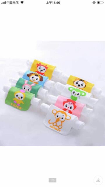 Combo 5 chiếc khăn lót lưng thấm mồ hôi cho bé