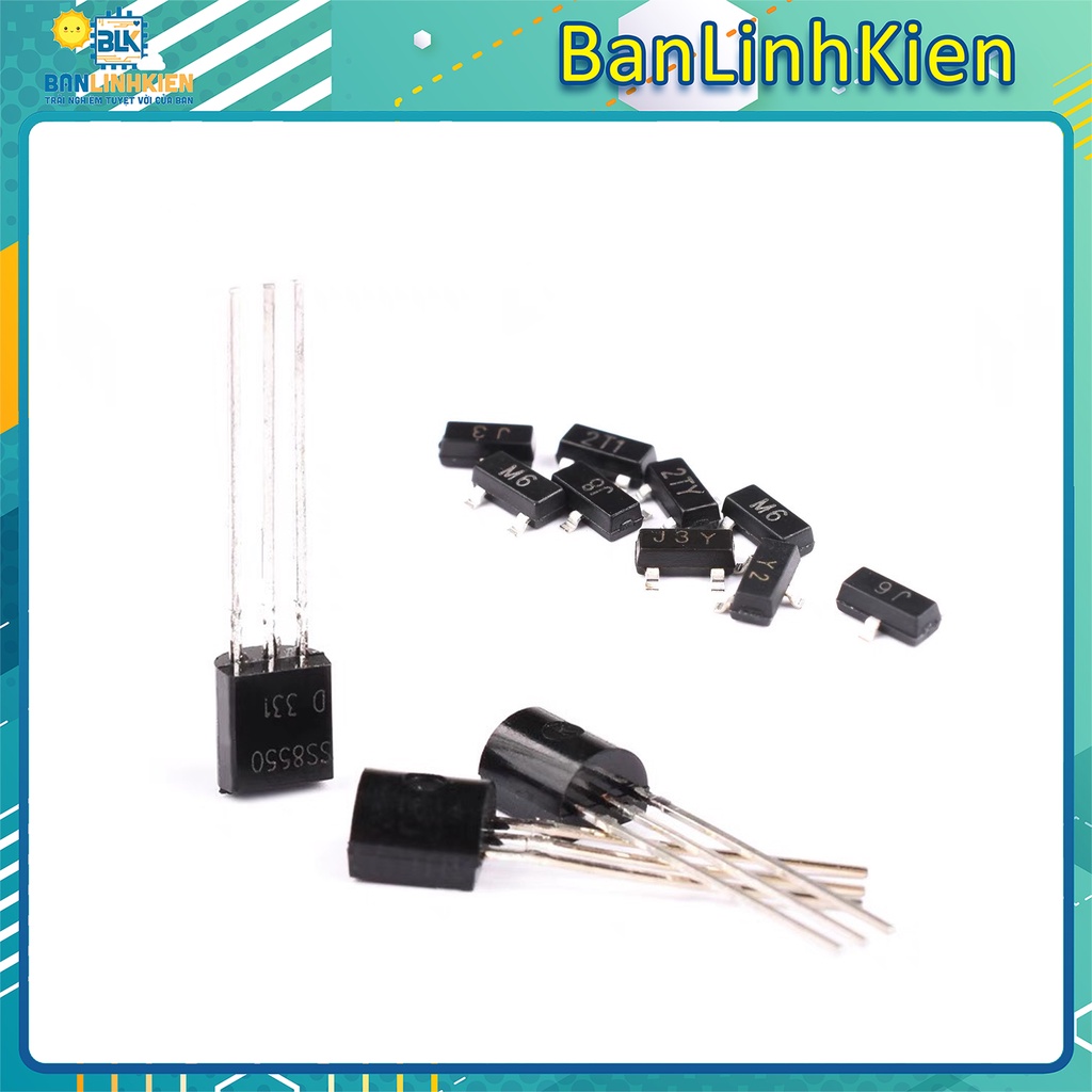 Bộ 10 transistor S8550 S8550 PNP 0.5A 40V Cắm/ dán