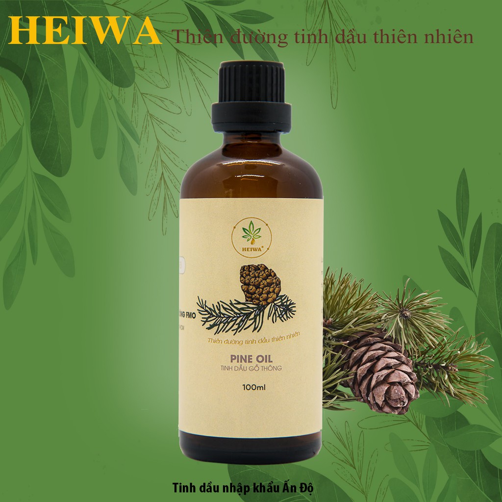 [GIẢM GIÁ]Tinh dầu Gỗ Thông 100ML nguyên chất thương hiệu HEIWA nhập khẩu Ấn Độ