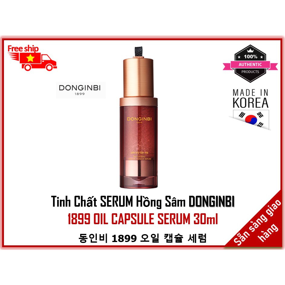 Tinh chất SERUM HỒNG SÂM DONGINBI 1899 OIL CAPSULE SERUM 30ml