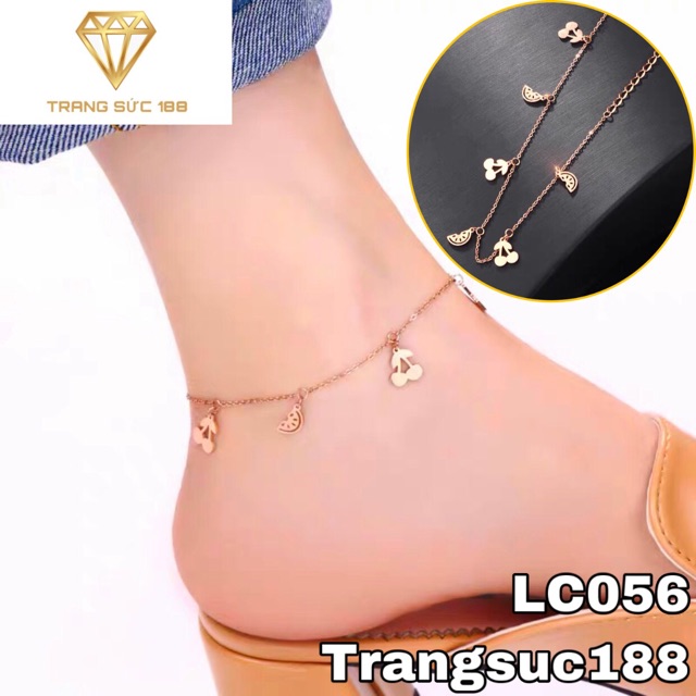 Lắc chân titan trái cây LC056