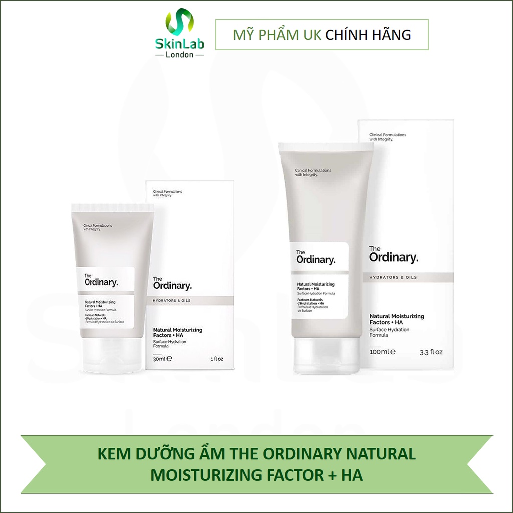 KEM DƯỠNG ẨM THE ORDINARY NATURAL MOISTURIZING FACTOR + HA (Bill Anh)