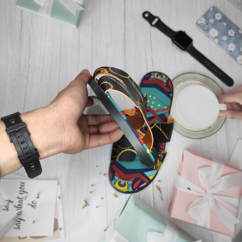 🔥HÀNG SIÊU CẤP🔥Dép lê HM, Dép chữ H hoa văn in 3D nam quai ngang mẫu mới 2022