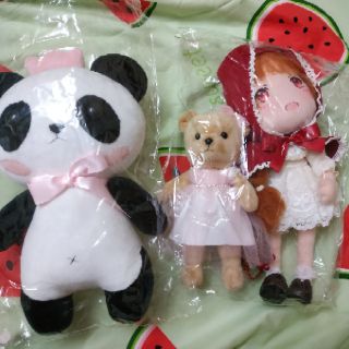 Combo hàng đặt may búp bê vải