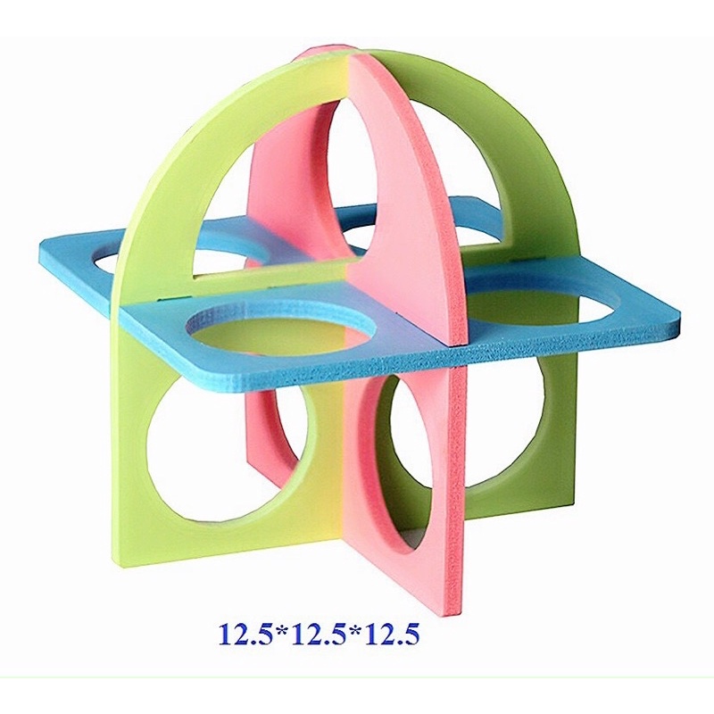 Ống chui cầu vồng mê cung mini cho Hamster, Sóc Bay, Sóc Chuột...