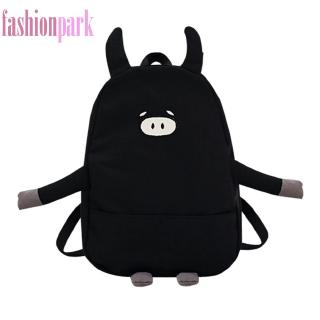 (Fas) Balo Vải Hình Con Heo Cute Cho Nữ