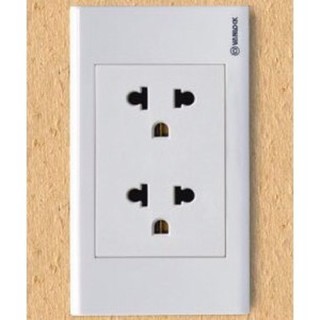 Ổ Cắm Đôi – 3 Chấu Âm Tường Chính Hãng Sino