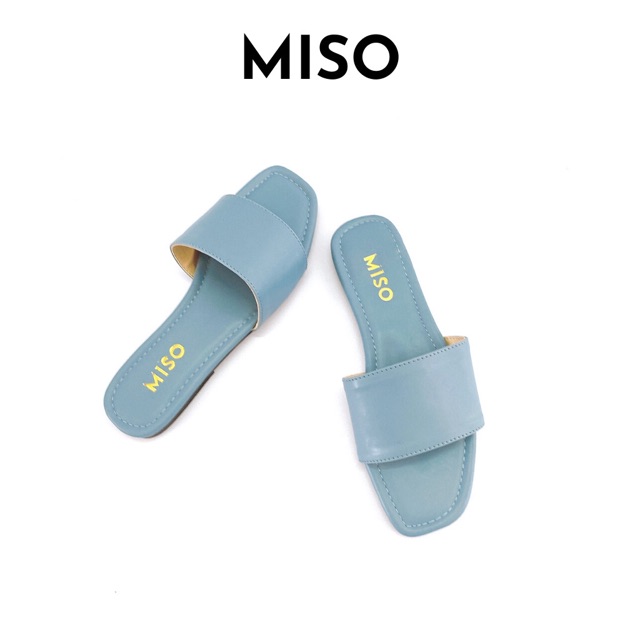 Dép nữ đế bệt quai ngang basic đi làm đi chơi MISO M012