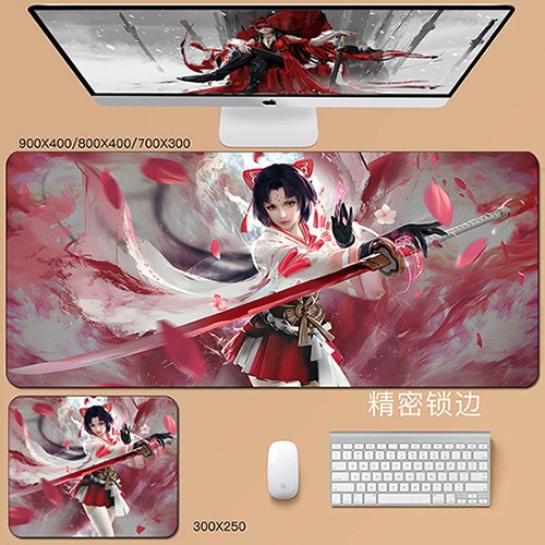 Naraka: Bladepoint game mouse pad Cui Sanniang non-slip computer new large size Gu Qinghan student personality fighting Ji Canghai rubber desktop Canaan office custom Ning Hongye trumpet desk pad home mouse pad cool