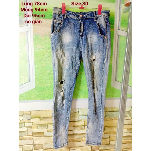 Quần jeans 2hand korea đg