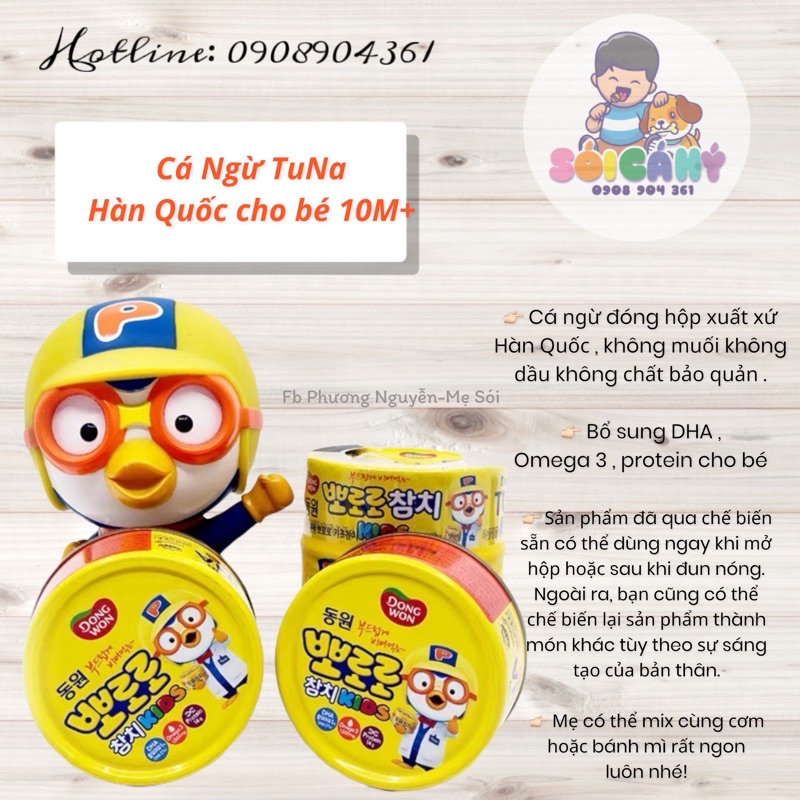 Cá Ngừ TuNa Hàn Quốc cho bé 10M+ date 2026