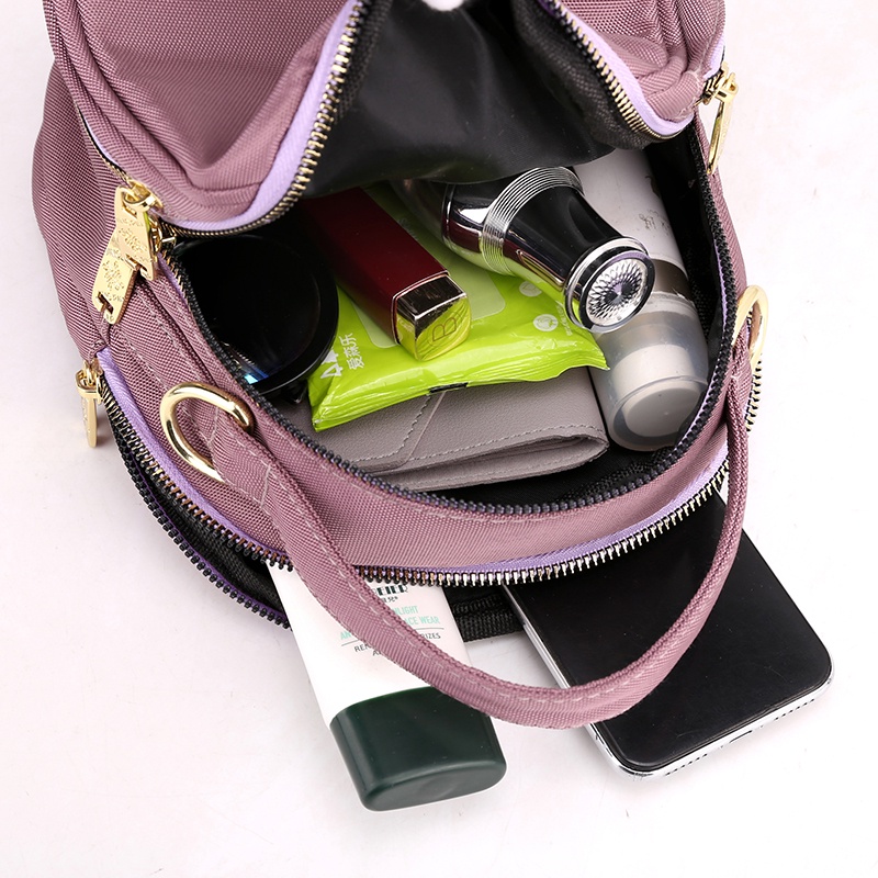 Balo Vải Oxford Mini Chống Thấm Nước Đa Năng Thời Trang Cho Nữ