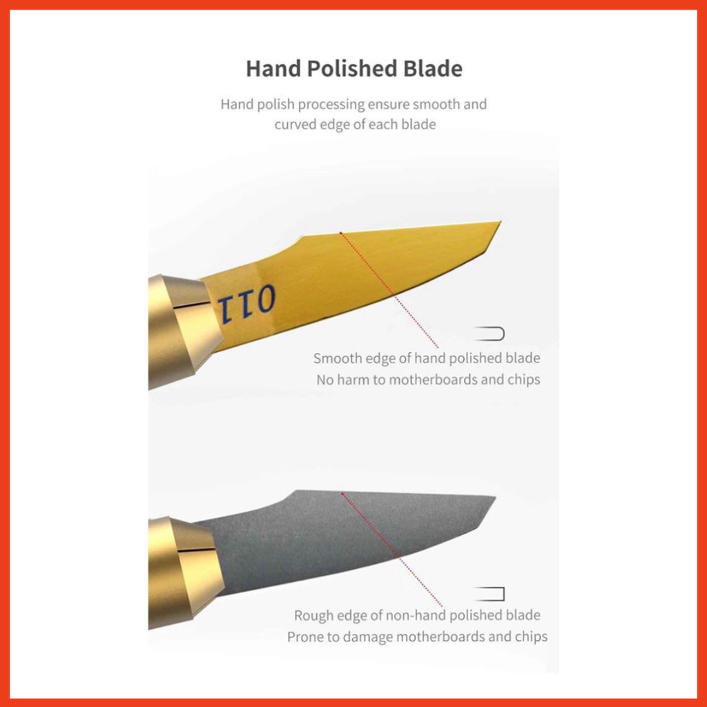 Bộ dao cạo keo, tách IC QianLi 011