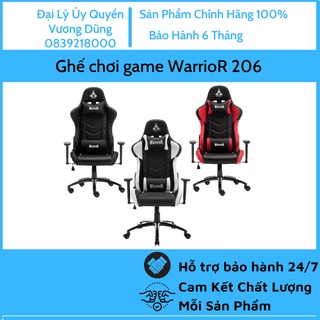Ghế chơi game WarrioR 206 Đen/Trắng/Đỏ/Hồng – Hàng chính hãng