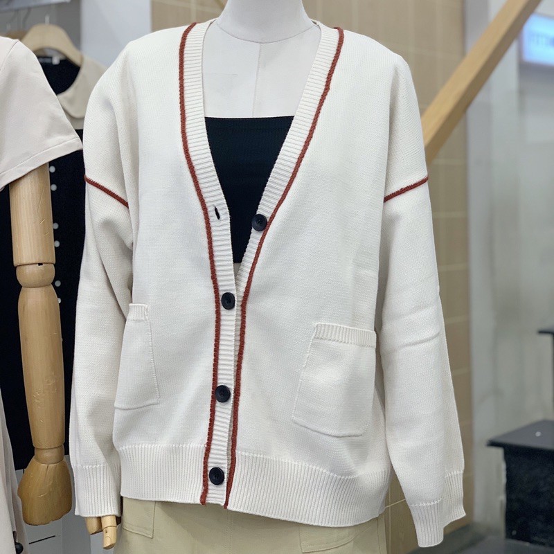 Áo khoác cardigan vải len có 2 túi lớn Tassy cardigan | BigBuy360 - bigbuy360.vn