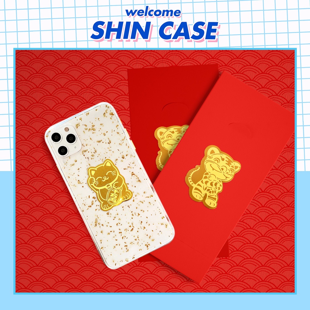 Miếng Dán Sticker Tài Lộc Mạ Vàng cho ốp lưng 6/6plus/6s/6splus/7/7plus/8/8plus/x/xs/11/12/13/14/pro/max/promax/plus