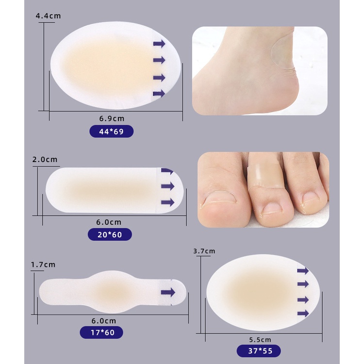 1 Miếng Dán Gót Chân Giảm Đau Khi Mang Giày Cao Gót Tiện Dụng