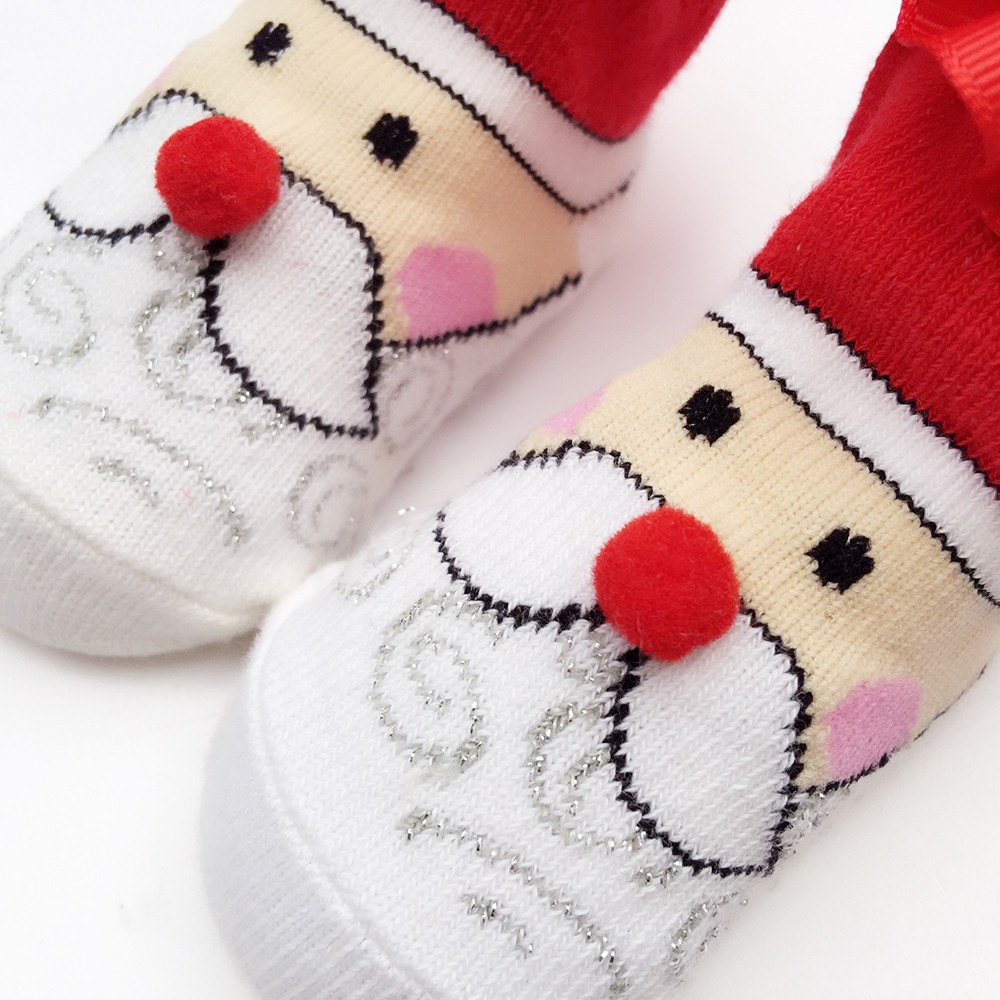 Vớ Sanlutoz Cotton Ren Phong Cách Giáng Sinh Cho Bé