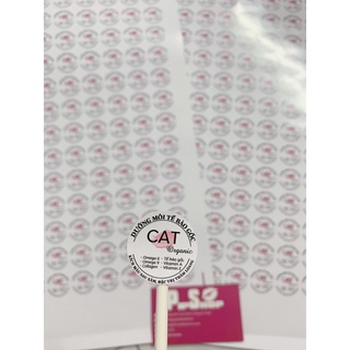 IN ẤN TEM DECAL GIẤY - DECAL TRONG A4/A3