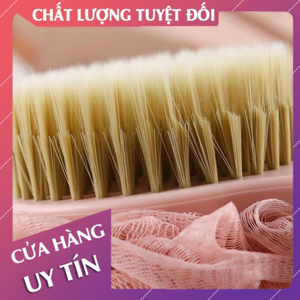 [Hàng xuất nhật cao cấp fullbox] Cây chà lưng khi tắm, cây cọ lưng 2in1 - Lan Chi Mart