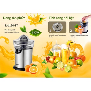 Máy Vắt Cam Sharp EJ-J130-ST 130W [Hàng chính hãng]